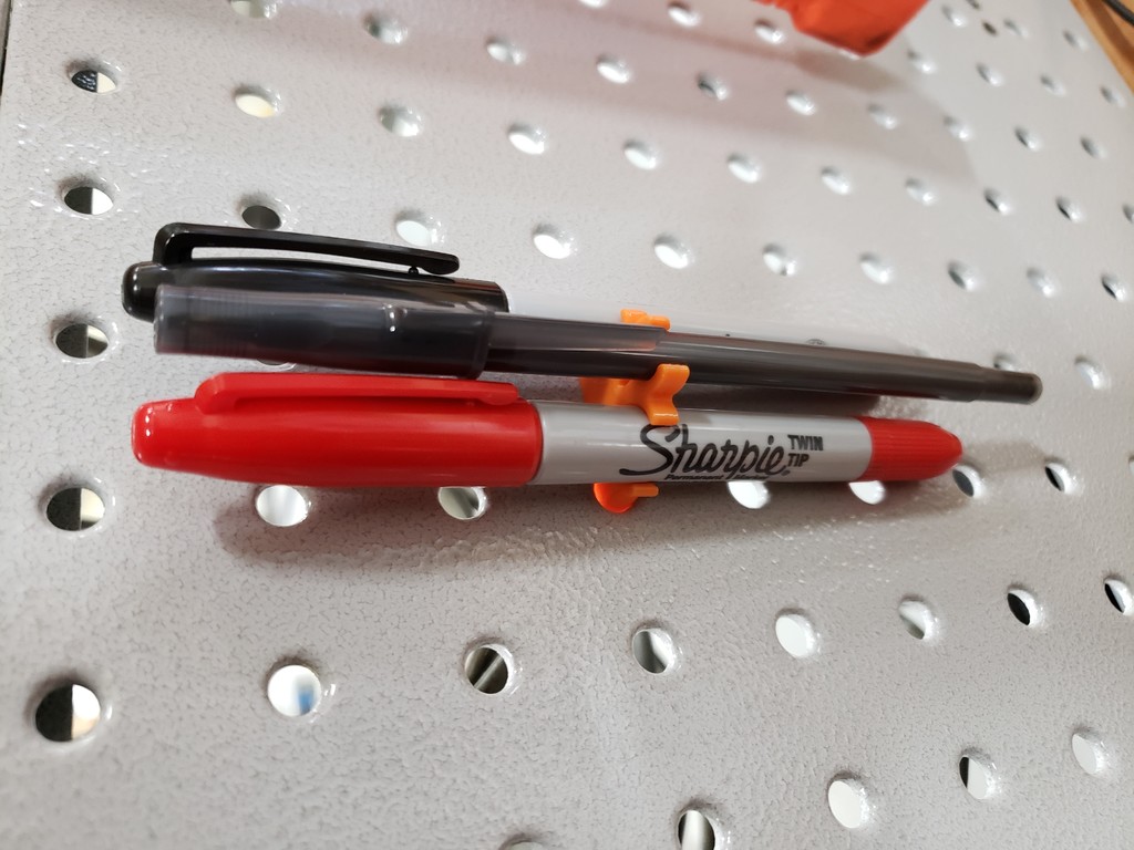 Pegboard Sharpie + Pen Holder