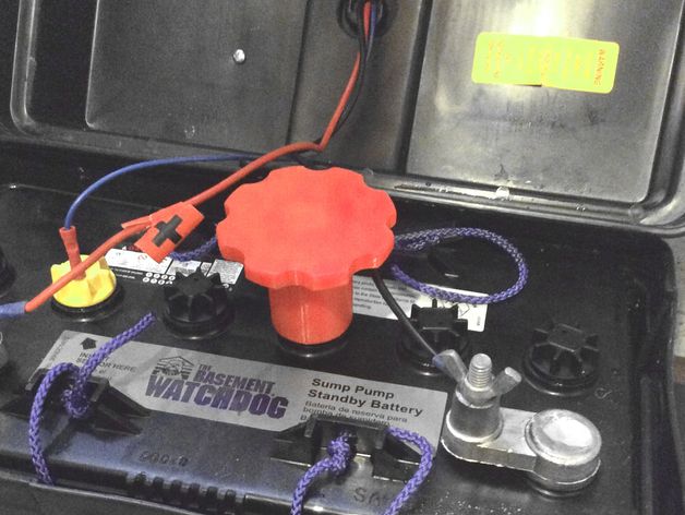 Vent Cap Wrench for Basement Watchdog sump battery