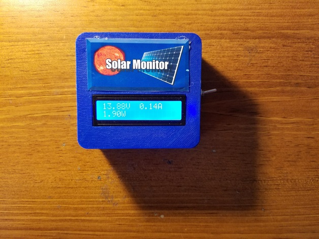 DIY Wireless Solar Power Monitor