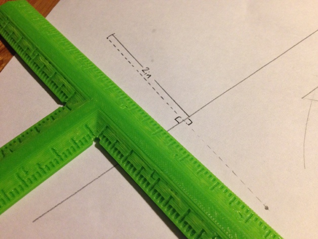 Right Angle T Ruler (6 inches)