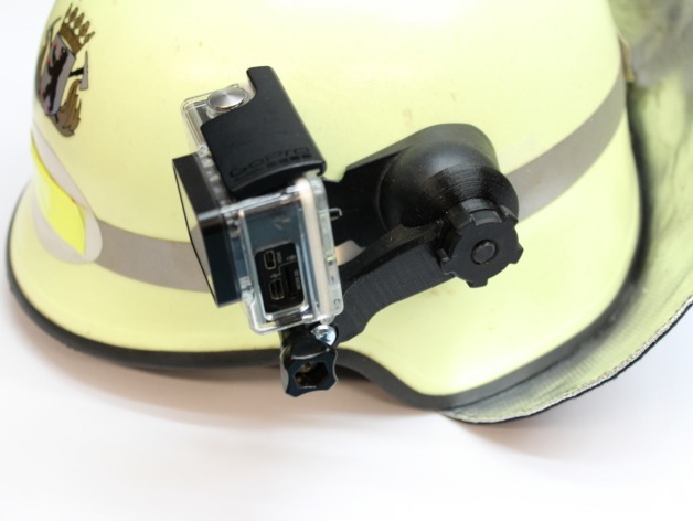 Dräger PX1 / UK4 GoPro Bracket for fire helmet HPS 4100 / HPS 4300