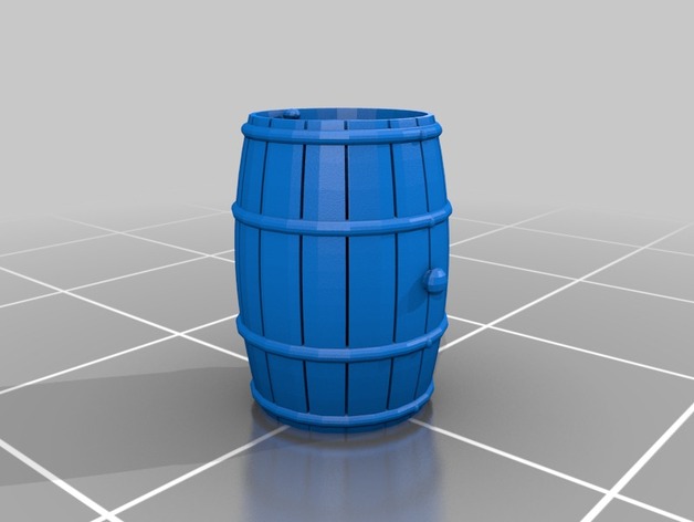 Wooden Barrel: Wine Rundlet