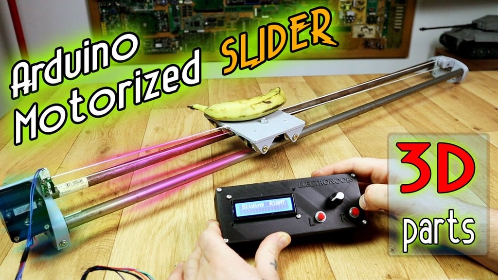 Motorized Camera slider 3D printed