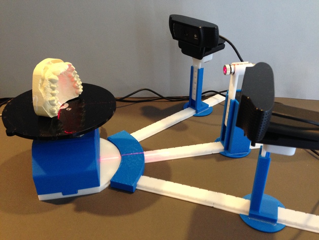 Print Your Own 3D Scanner Kit (for IntriCAD Triangle software)