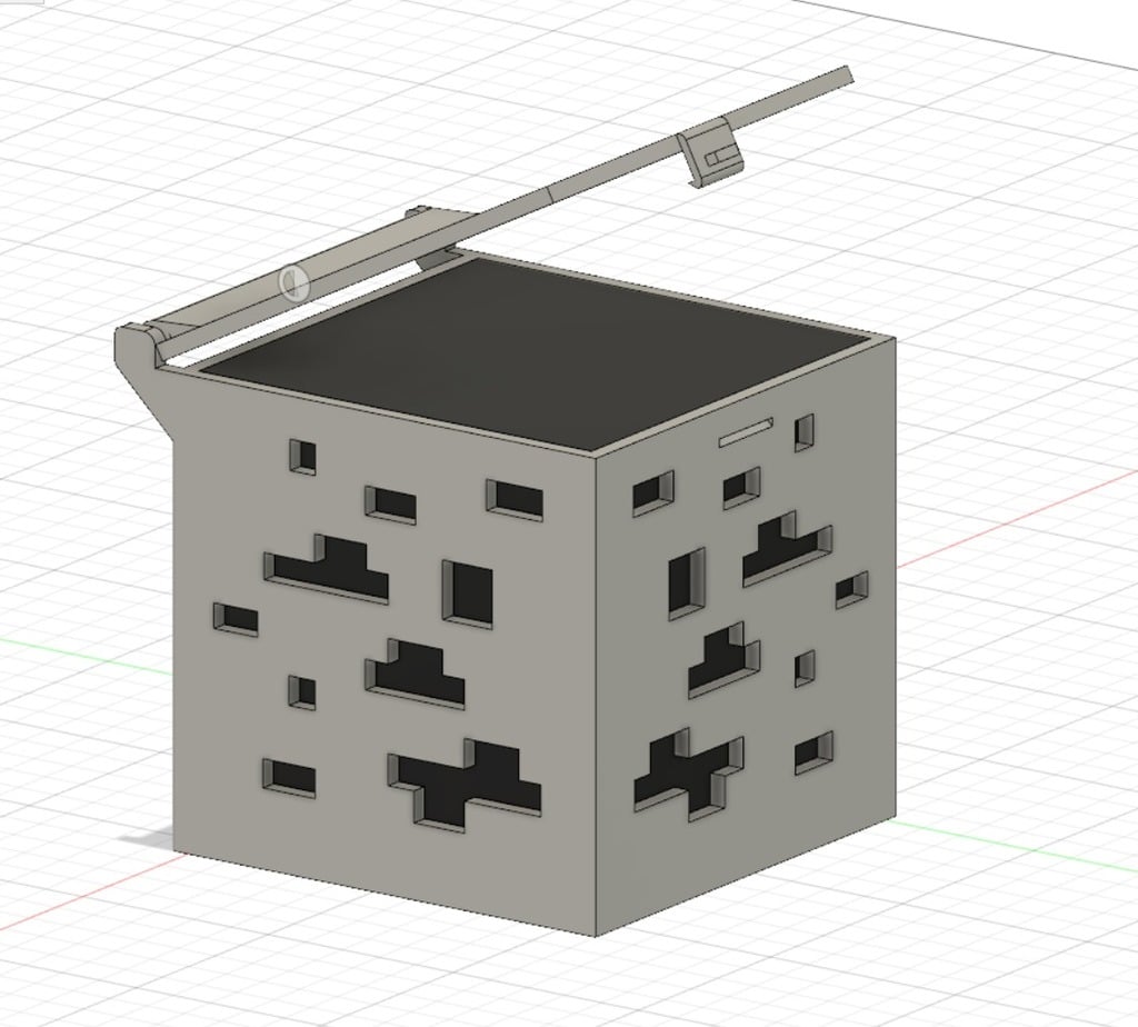 Minecraft CoalOre Box V1 - Prototyp - Hookah Coal Box