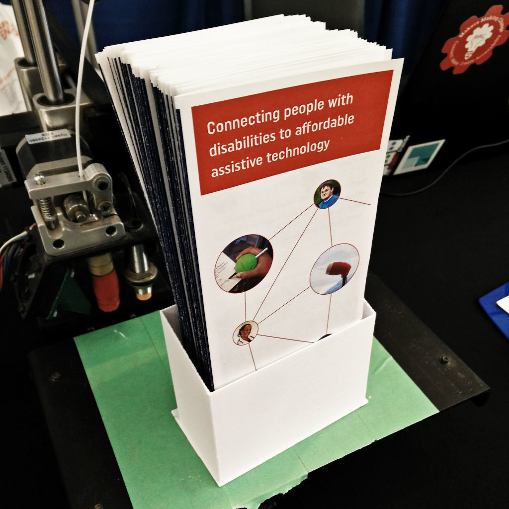 Better-than-Nothing Trifold Brochure Holder