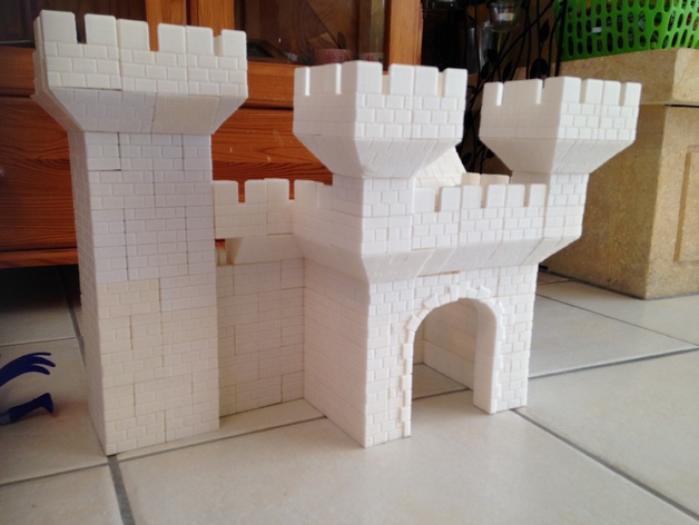 Blibloc castle construction toy like lego