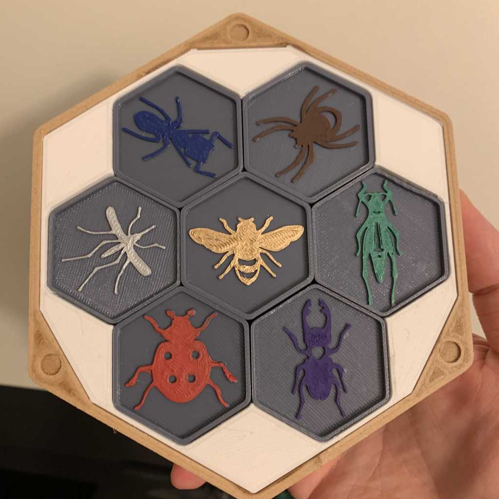 Hive board game with box