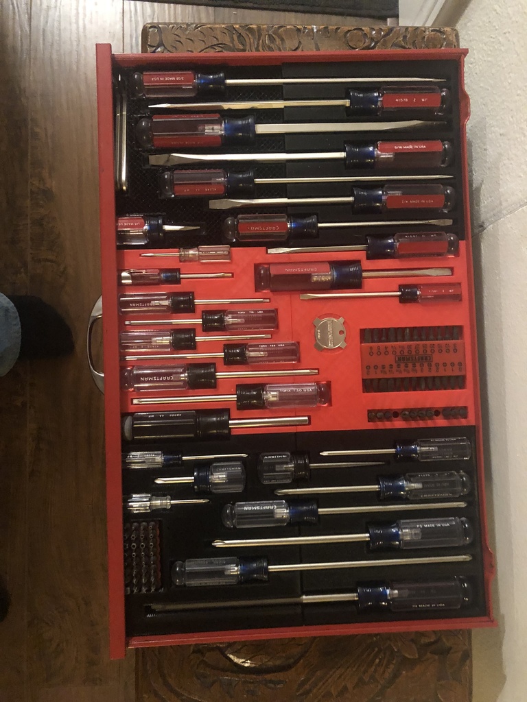 screwdriver drawer organizer 14.25" by 22.25"