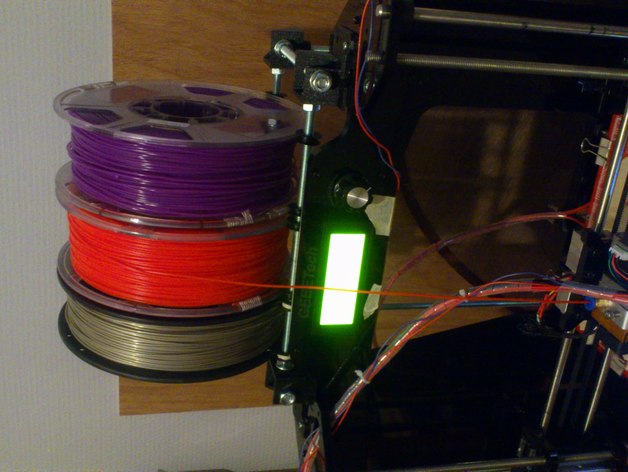 multi filament spool holder for Geeetech Prusa I3X