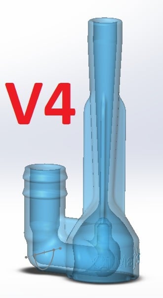 Water venturi pump V4 (ejector, eductor)
