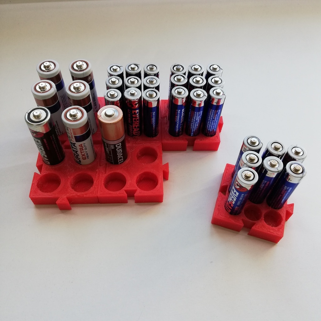 Puzzle Battery Organizer