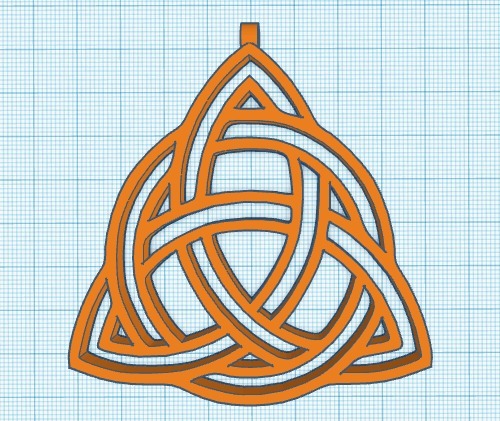 Triquetra Celtic Knot Pendant