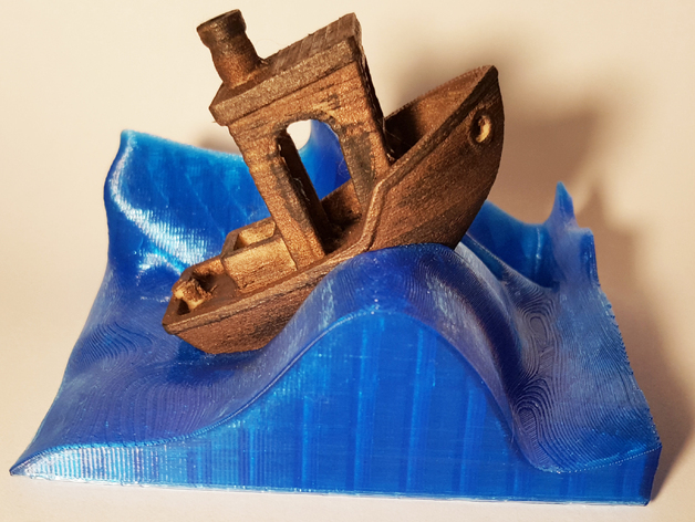 Wave Stand For The 3Dbenchy The Jolly 3D Printing Torturetest