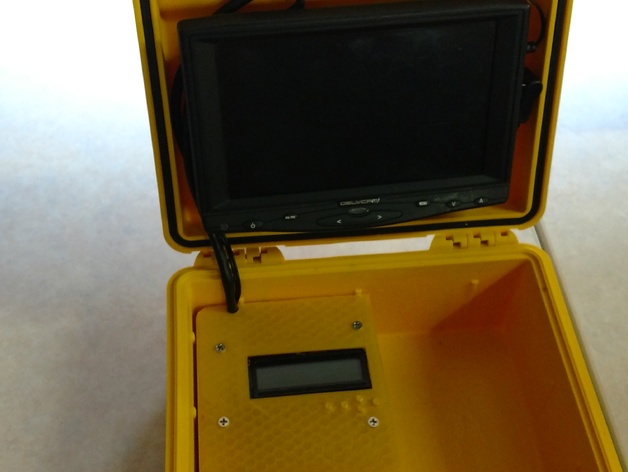 Portable Raspberry Pi  with Adafruit LCD + keypad kit