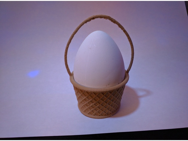 Easter Basket Egg Display