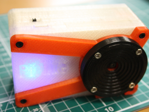 Picture - The 3D Printed Raspberry Pi Camera.