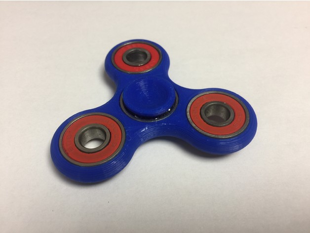 Fidget Spinner Toy by 2RobotGuys with custom finger pad