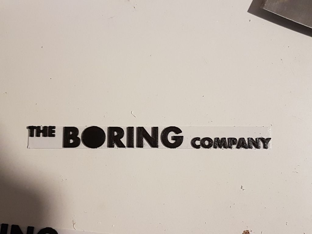 Boring Letters (For Boring Company Flamethrower)
