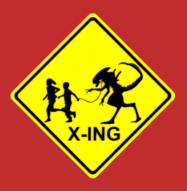 Child Crossing (X-ing) Sign