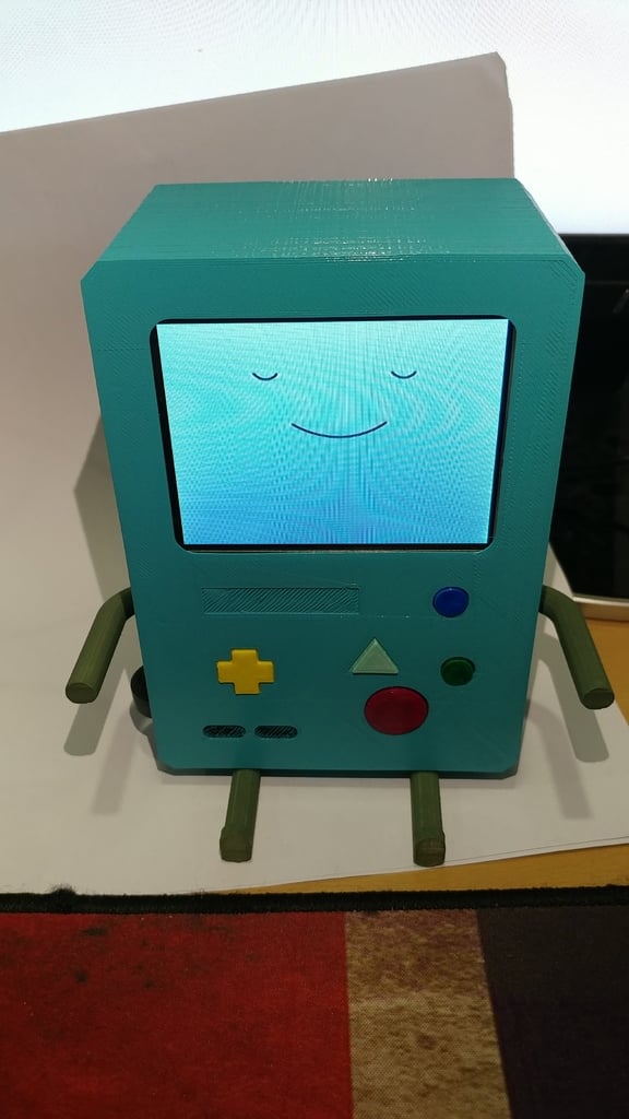 BMO in Adventure time, powered by raspberry pi 3 and google assistant 