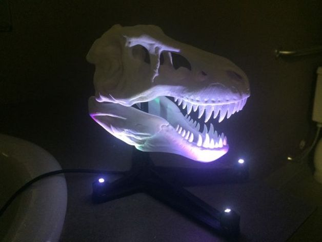 Programmable Lighted T-Rex base.