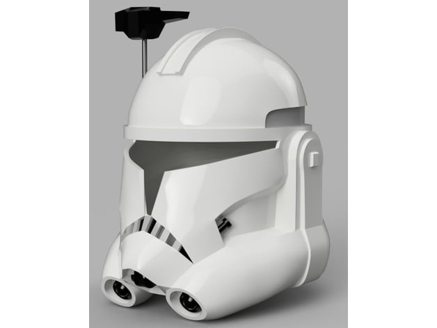 Captain Rexs Helmet Phase 2 Star Wars