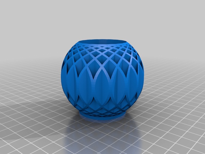 Vase from radial tubes