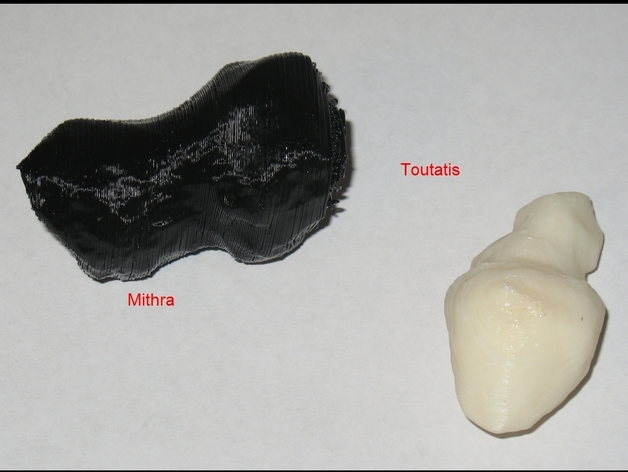 Asteroid models - Toutatis and Mithra