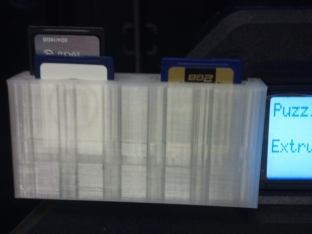 SD card holder for Replicator 2- New and Improved!