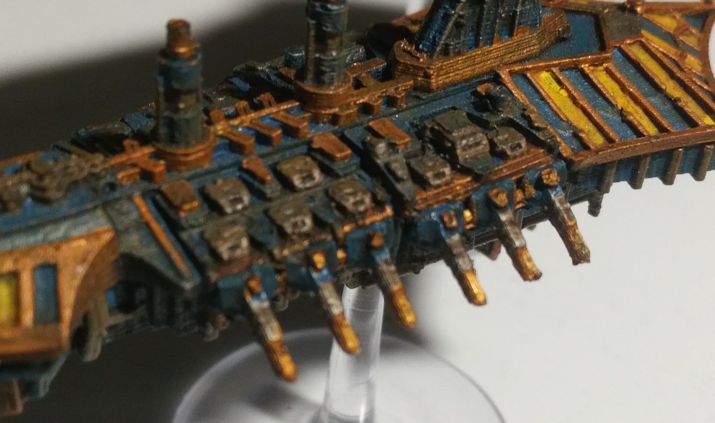 Battlefleet Gothic - Spikes for Italianmoose's Chaos Weapons