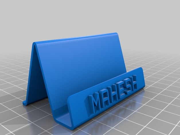 My Customized Business Card Holder