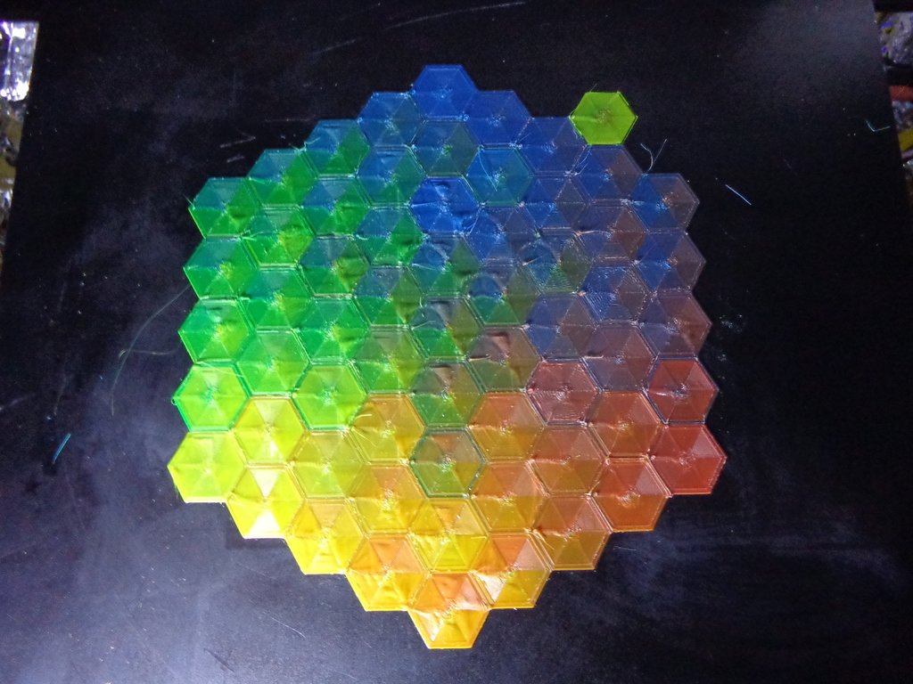 3in1 Color Wheel with 61 Different Colors in single print