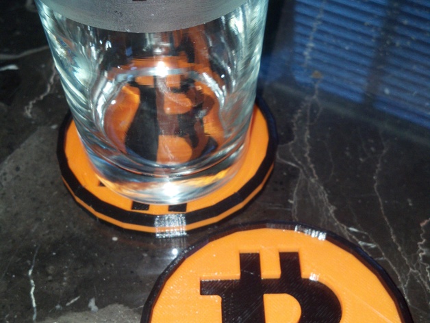 Bitcoin BTC Coaster