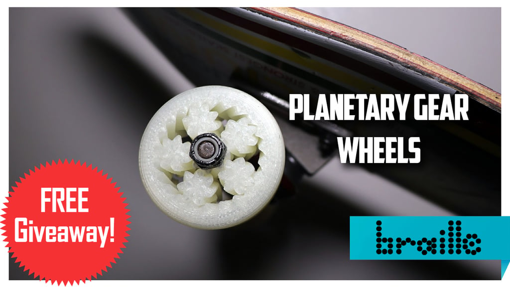 Edited Planetary Gear Skateboard Wheels