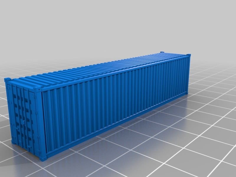 40' standard container in 1:160 scale