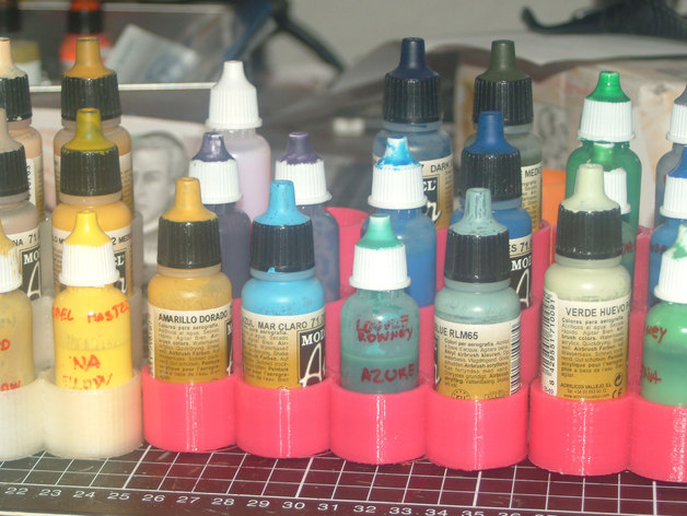 Airbrush paint stand 17ml for Vallejo Air
