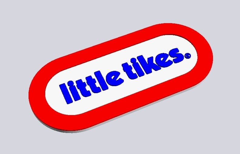 Little Tikes Sports Car Twin Bed Replacement Emblem