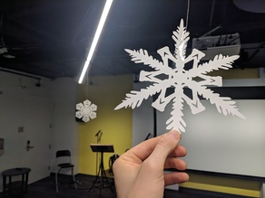 Realistic snowflake 1