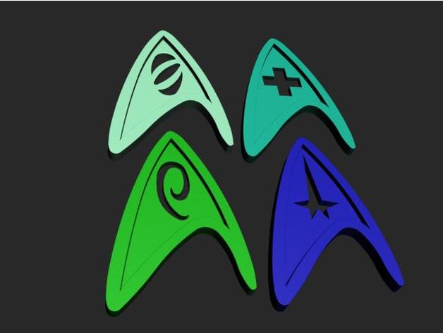 Star Trek Reboot badges