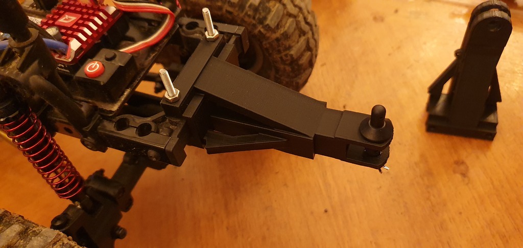 RC trailer hitch for MST CFX-W