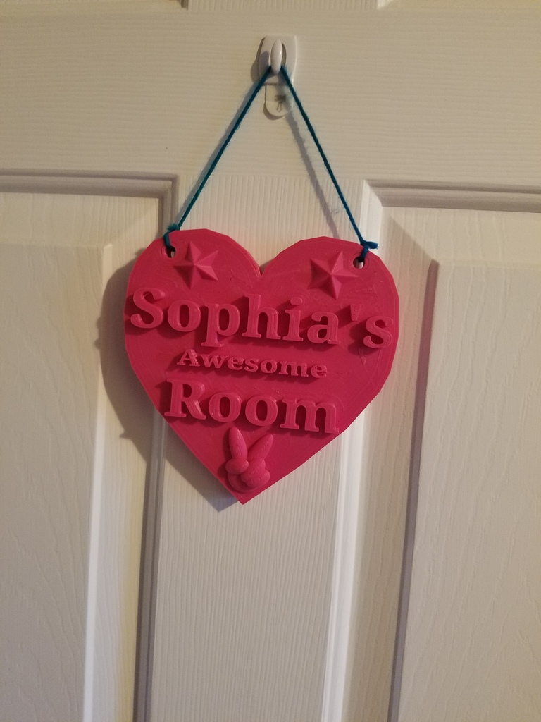 Sophia's Room Door Hanger