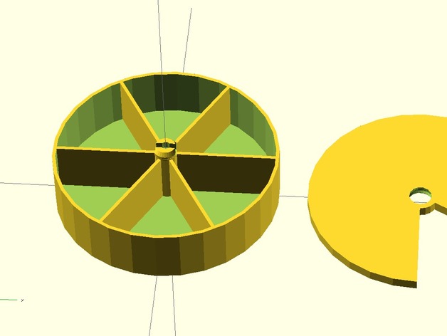Customizable Parametric Round Box