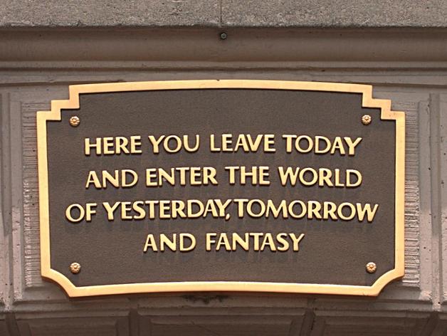 Walt Disney World Entrance Plaque