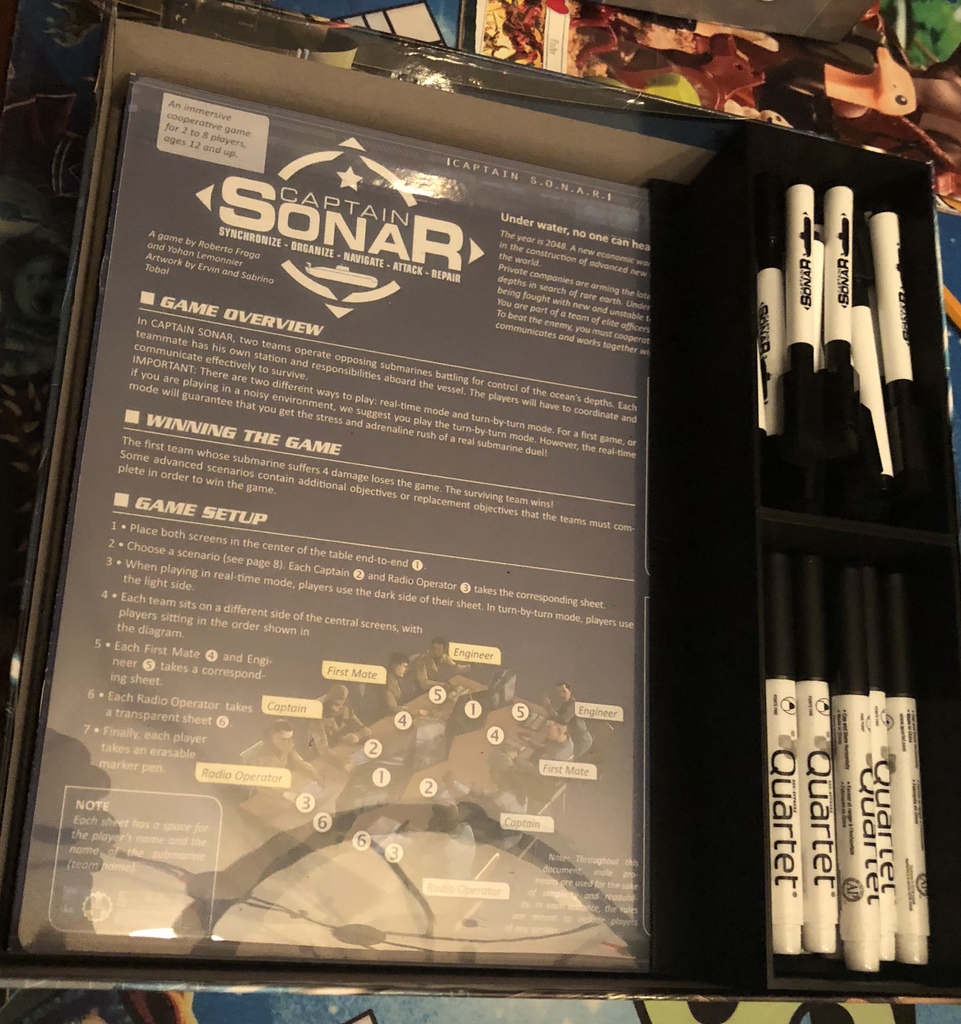 Captain Sonar Marker Storage