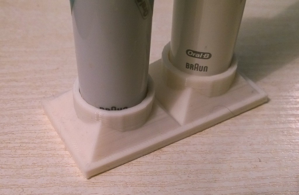 Dual Electric Toothbrush Stand