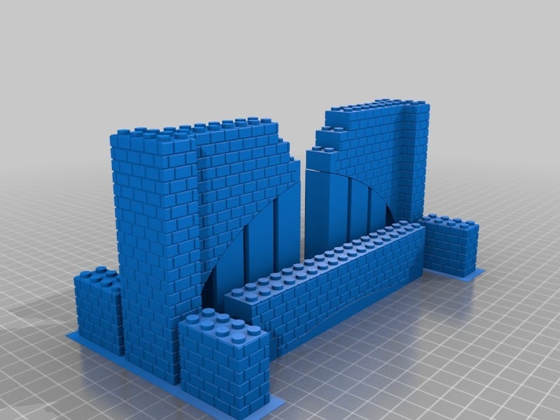 MOPB - train tunnel (LEGO compatible)