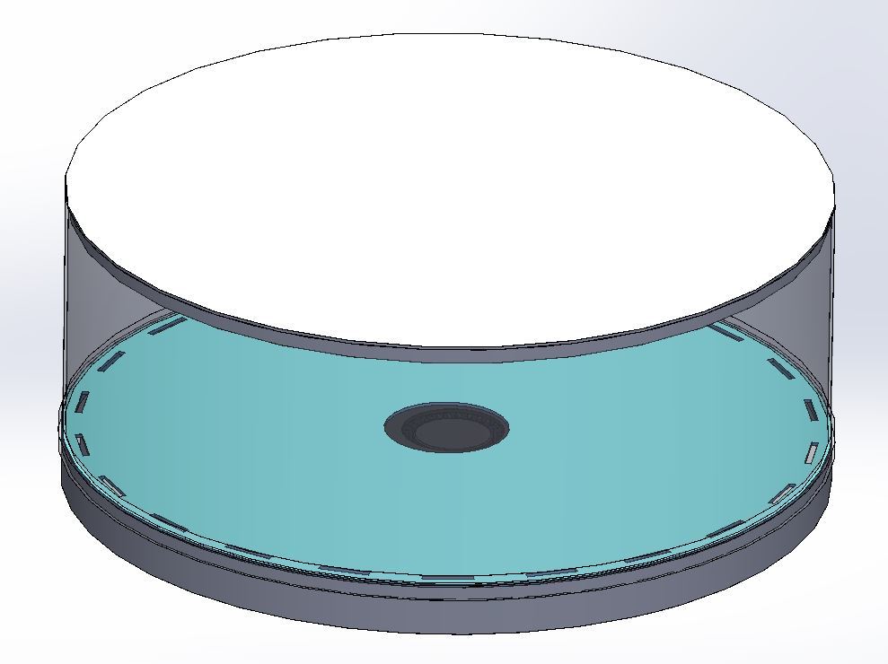 Modular filament roll dryer (dehumidifier) using only a 50mmx15mm fan and silica gel cat litter
