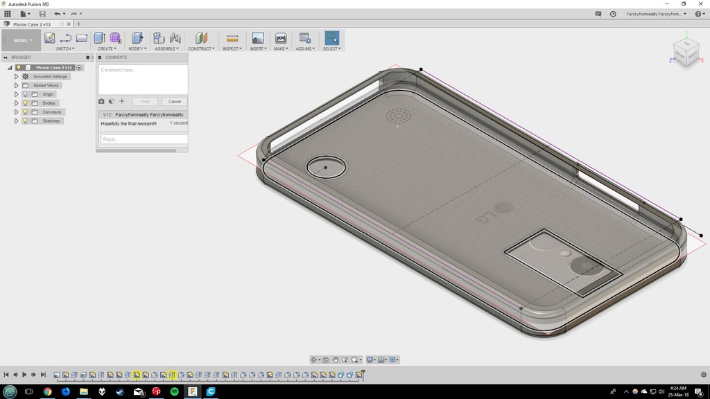 LG K4 2017 3D Printed Phone Case