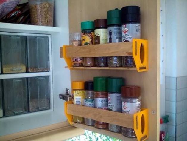 Customizable Spice Shelf